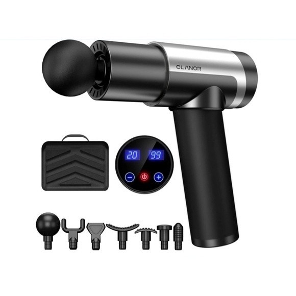 Clanor Massage Gun, Deep Tissue Muscle Massager for Pain Reliefs - Picture 7 of 10